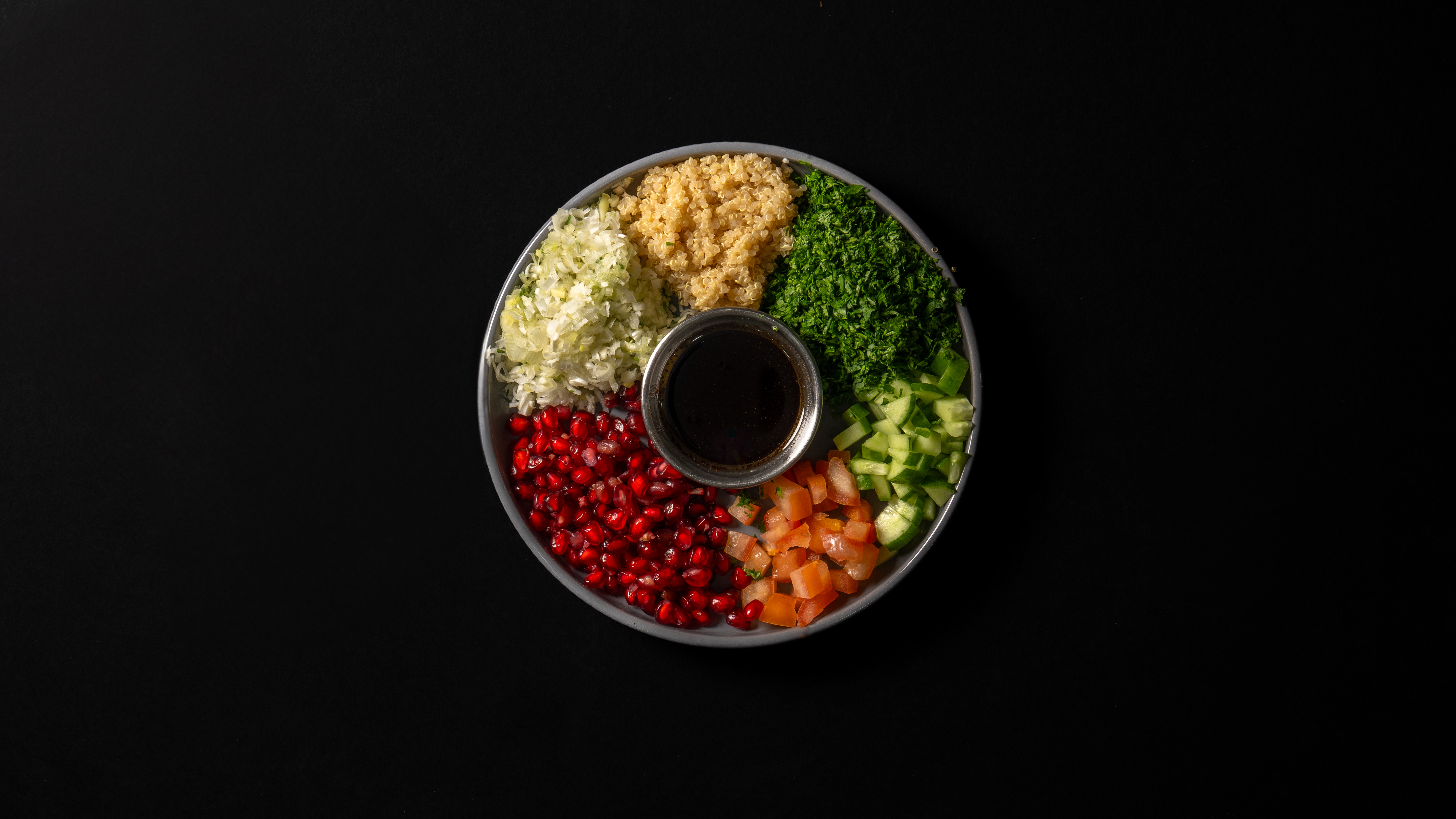 Tabbouleh Salad with Various Ingredients